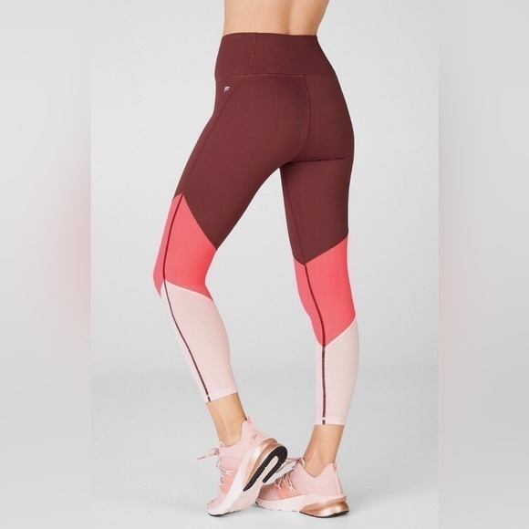 Fabletics Pants - Like New: Women’s Fabletics high waisted 7/8 powerhold leggings, size: small